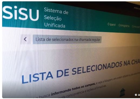 MEC prorroga prazo para matrículas do Sisu