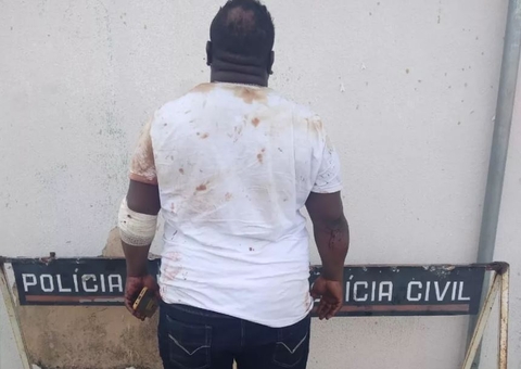 Endiabrado, homem incendeia casa e esfaqueia esposa e outras seis pessoas