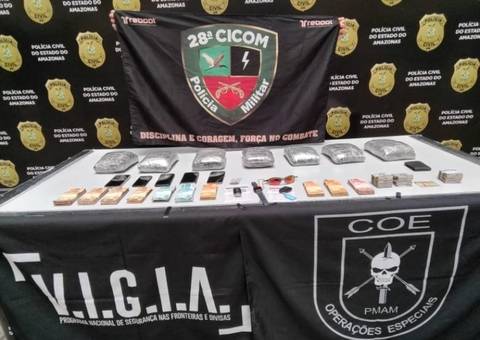 Polícia prende traficantes e causa prejuízo de R$ 440 mil ao crime em Manaus