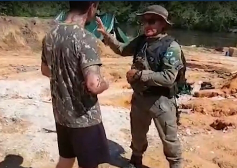 Militares do Exército e outros 3 homens são presos em garimpo ilegal no Amazonas