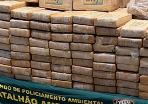 Homens são presos com carga de cocaína avaliada em R$ 700 mil em Manaus