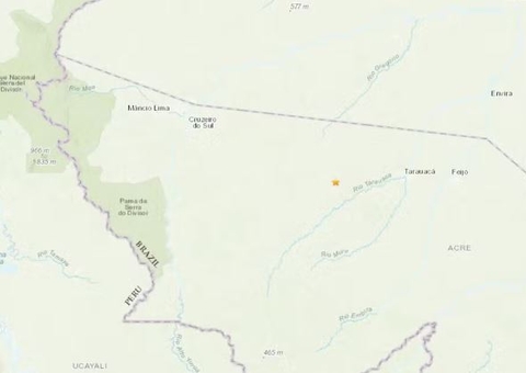 Acre volta a registrar terremoto