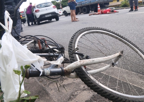 Acidente: Idoso morre ao ser atropelado na avenida das Torres em Manaus