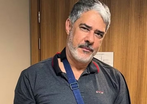 William Bonner quebra o braço e fica de fora do Jornal Nacional