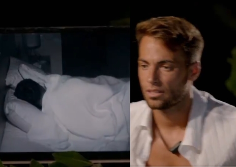 Vídeo: Participante do 'Ilha da Tentação' surta ao ver esposa com outro