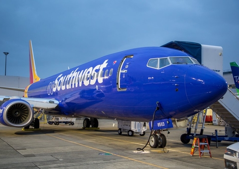 Passageiro abre porta de emergência e pula para asa de avião