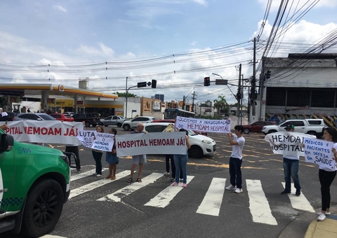 Hematologistas vão às ruas pedir conclusão do Hospital do Sangue no Estado