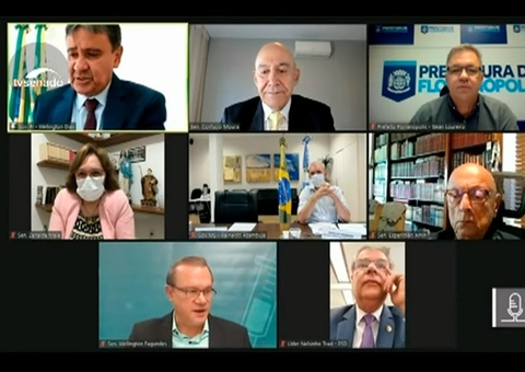 Governadores relatam a senadores falta de insumos para tratar covid-19