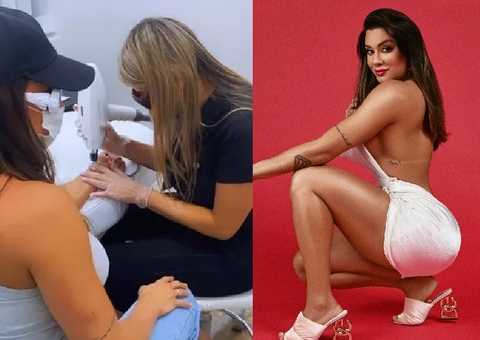 Juju Salimeni finaliza remoção de tatuagem com nome de Felipe Franco