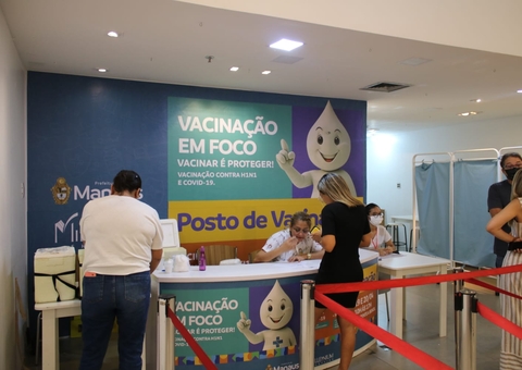 Shopping em Manaus terá vacinação contra H1N1 e Covid nesta quinta-feira
