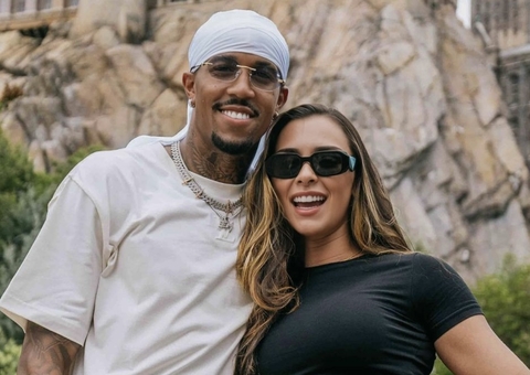 Éder Militão e Tainá Castro surgem com aliança de compromisso 