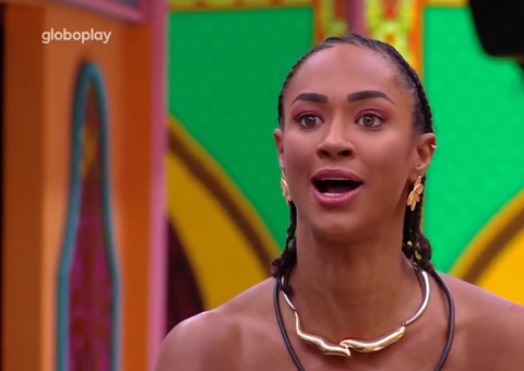 Aline se mete em discussão de Vinícius e Thamiris, e bate boca com sister