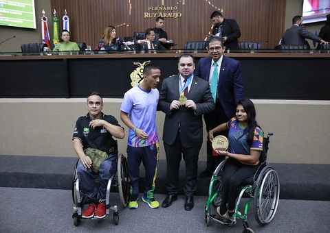 Última Sessão Plenária de 2023 da Aleam teve duas Cessões de Tempo