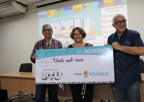 IPTU Premiado: Contribuintes ganham R$ 85 mil em prêmios em Manaus