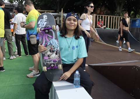 Skatista amazonense é convidada para imersão nas Olimpíadas de Paris