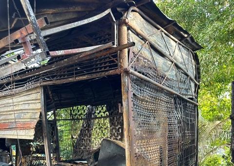 Trabalhadores da orla do Amarelinho terão novo local após incêndio nesta sexta