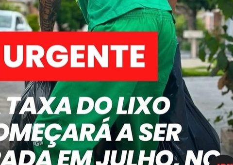 Boato sobre 'taxa de lixo' em Manaus é falso