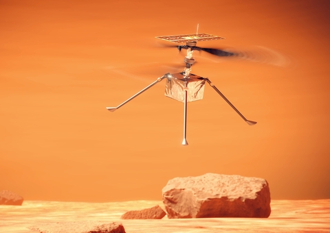 Helicóptero Ingenuity completa seu oitavo voo em Marte 