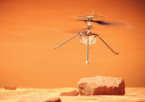 Helicóptero Ingenuity já conseguiu percorrer 1,6km em Marte