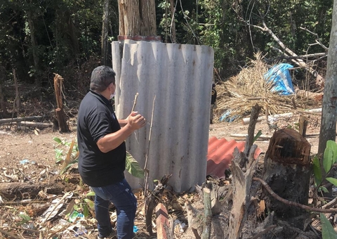 Fiscalização impede invasão em área de preservação em Manaus