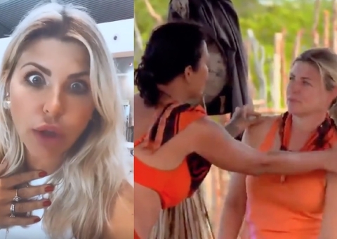 Íris Stefanelli se irrita após polêmica de prostituição com Ariadna