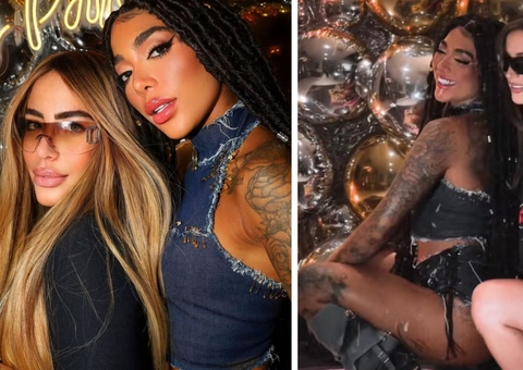 Irmã de Gabigol comemora aniversário com presença da ex e atual do jogador