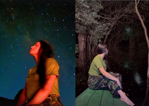 Isabelle faz passeio de tirar o fôlego na noite amazônica e encanta seguidores; vídeos