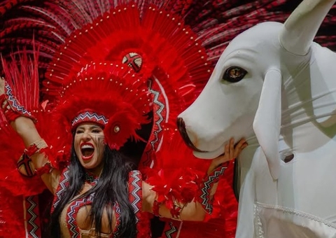 Isabelle Nogueira comemora vitória do Garantido: 'obrigada, meu Deus'