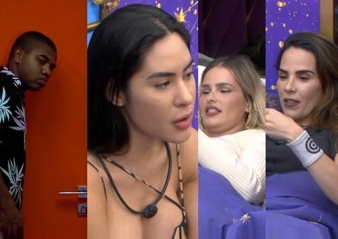 Wanessa aconselha Isabelle sobre Davi e brother ouve atrás da porta 