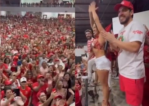 Isabelle Nogueira é ovacionada em Parintins após derrota do Garantido