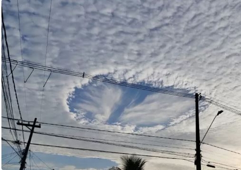 "Buraco no céu" assusta moradores de Peruíbe, famosa por ser rota de ET's
