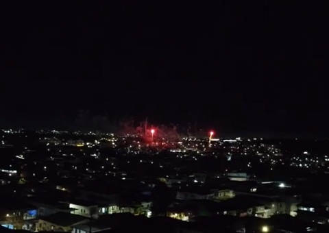 Foguetório do CV é registrado em Manaus e no interior do Amazonas; vídeo