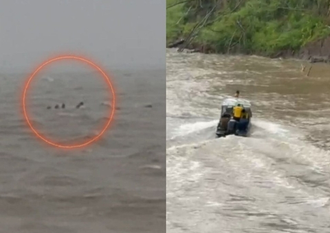 Temporal afunda canoas e tripulantes de ferryboat salvam ribeirinhos no Amazonas; vídeo