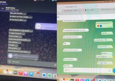 Pesado! Veja prints da traição do namorado de Iza: 'minha p*tinha*