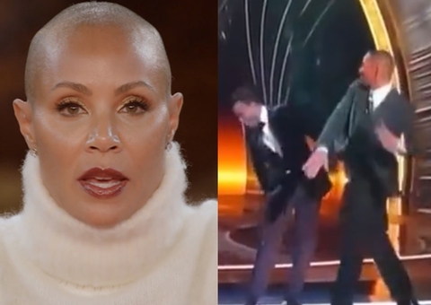 Jada Pinkett Smith fala abertamente sobre tapa de Will Smith em Chris Rock 