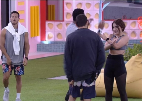 Arthur não parabeniza Jade pela vitória na prova do líder e causa climão