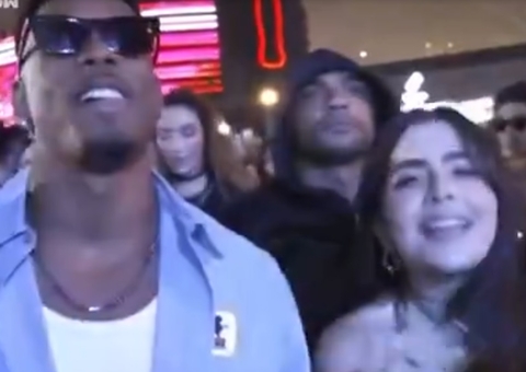 Jade Picon e Paulo André curtem The Town juntinhos e fãs shippam; vídeo