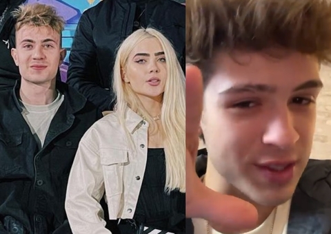 Jade Picon, Leo Picon e João Guilherme chegam a Manaus e são tietados em aeroporto