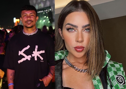 Jade Picon e Xamã são vistos em clima de romance no Rock in Rio
