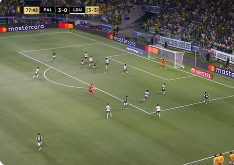 Palmeiras goleia LDU e vai à final da Libertadores