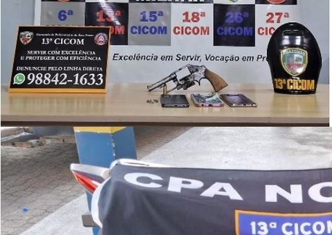 Perseguição a assaltantes termina com um preso e um foragido em Manaus