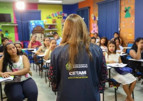 Inscrições em 59 cursos profissionalizantes do Cetam começam nesta segunda-feira
