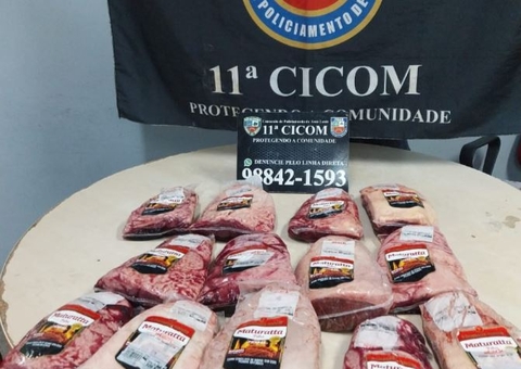 Homem é preso com peças de carne furtadas para churrasco de domingo em Manaus