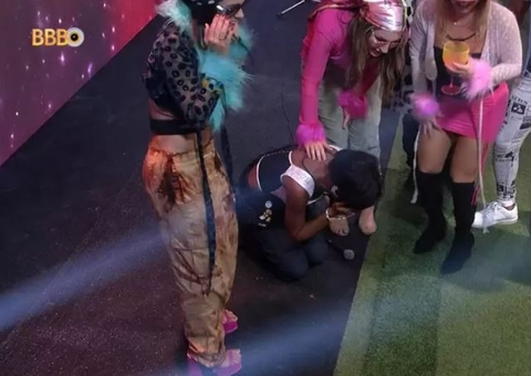 Aline se emociona ao ouvir música gravada com marido no BBB 23