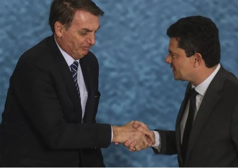 Ex-ministro Sergio Moro declara apoio a Bolsonaro