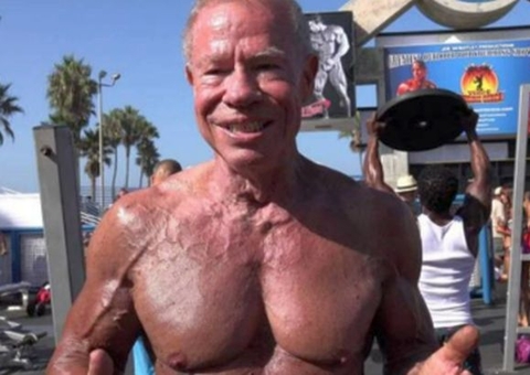 Fisiculturista mais velho do mundo tem 90 anos, malha todo dia e posou nu
