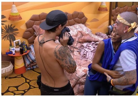 BBB23: Após prova do anjo, Guimê chora com saudade de Lexa