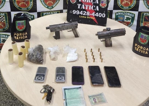 Chefe de facção preso em Manaus estava com submetralhadoras