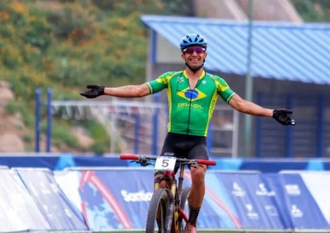 Primeira medalha do Brasil em Santiago 2023 é no mountain bike