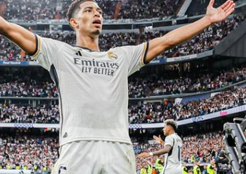 Bellingham marca nos acréscimos, e Real vence Getafe de virada no Espanhol